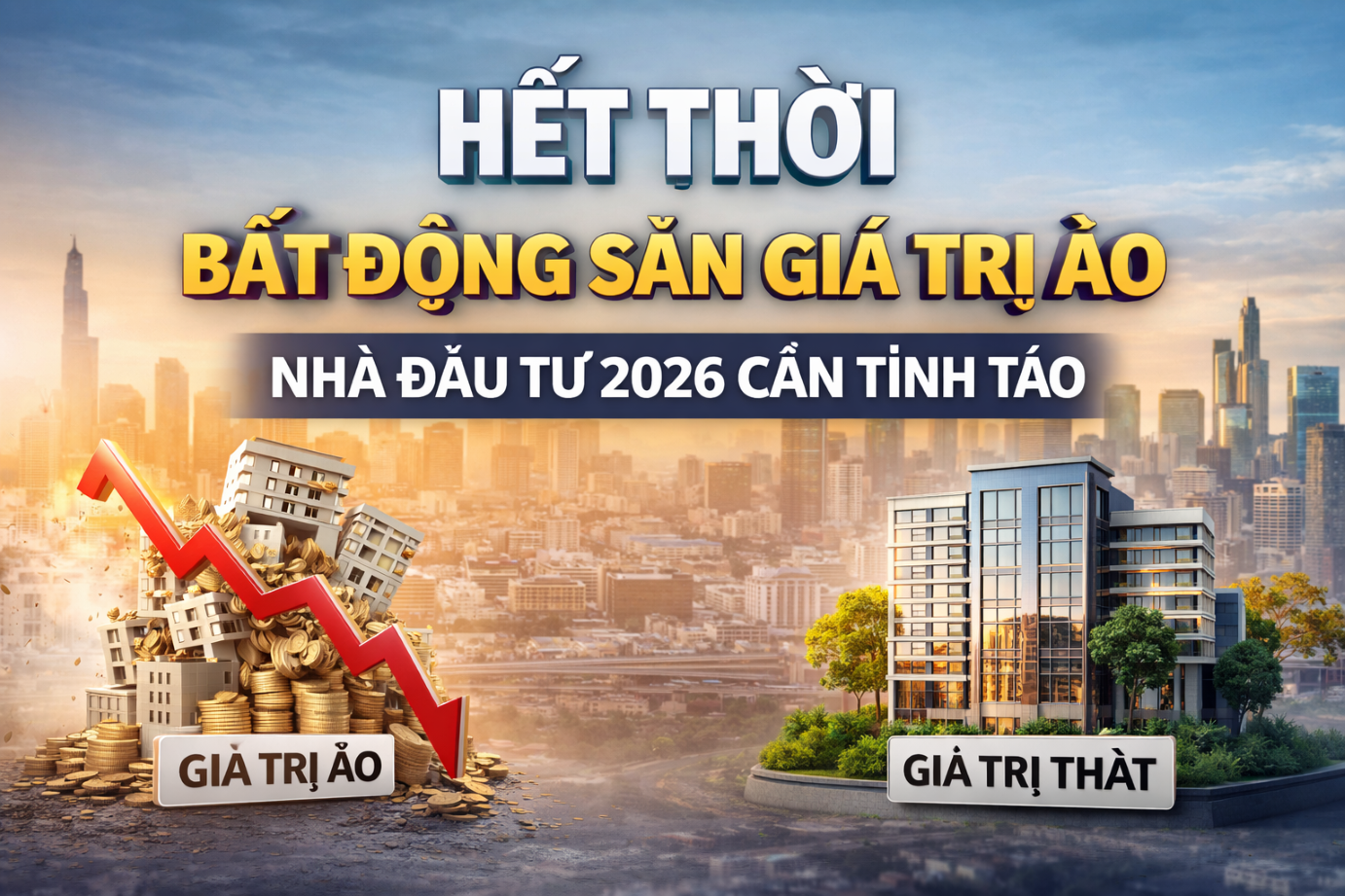 Bất động sản giá trị ảo đã hết thời – Xu hướng thị trường 2026
