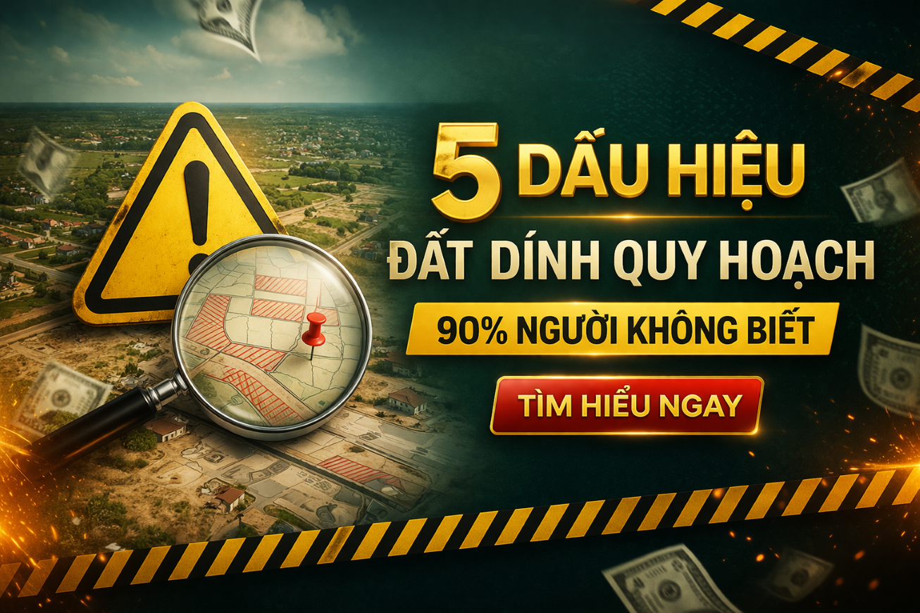 5 dấu hiệu đất dính quy hoạch cần biết trước khi xuống tiền