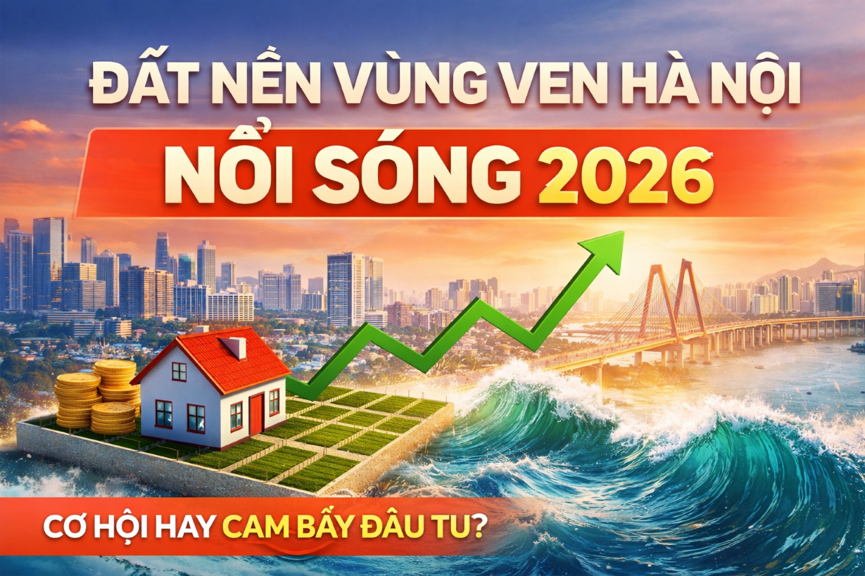 Đất nền vùng ven Hà Nội “nổi sóng” 2026: Cơ hội hay cạm bẫy đầu tư?