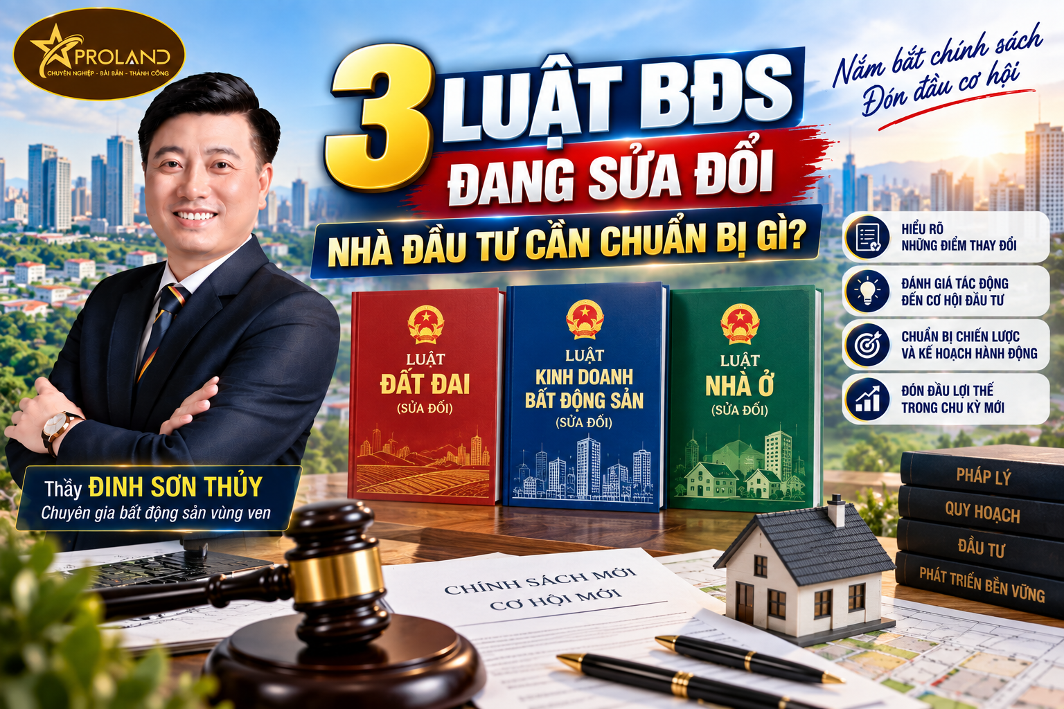 3 luật bất động sản đang sửa đổi nhà đầu tư cần chuẩn bị gì?