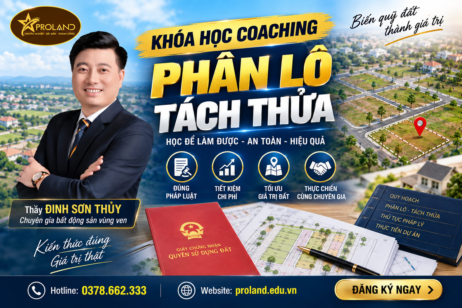 Khóa học coaching phân lô tách thửa