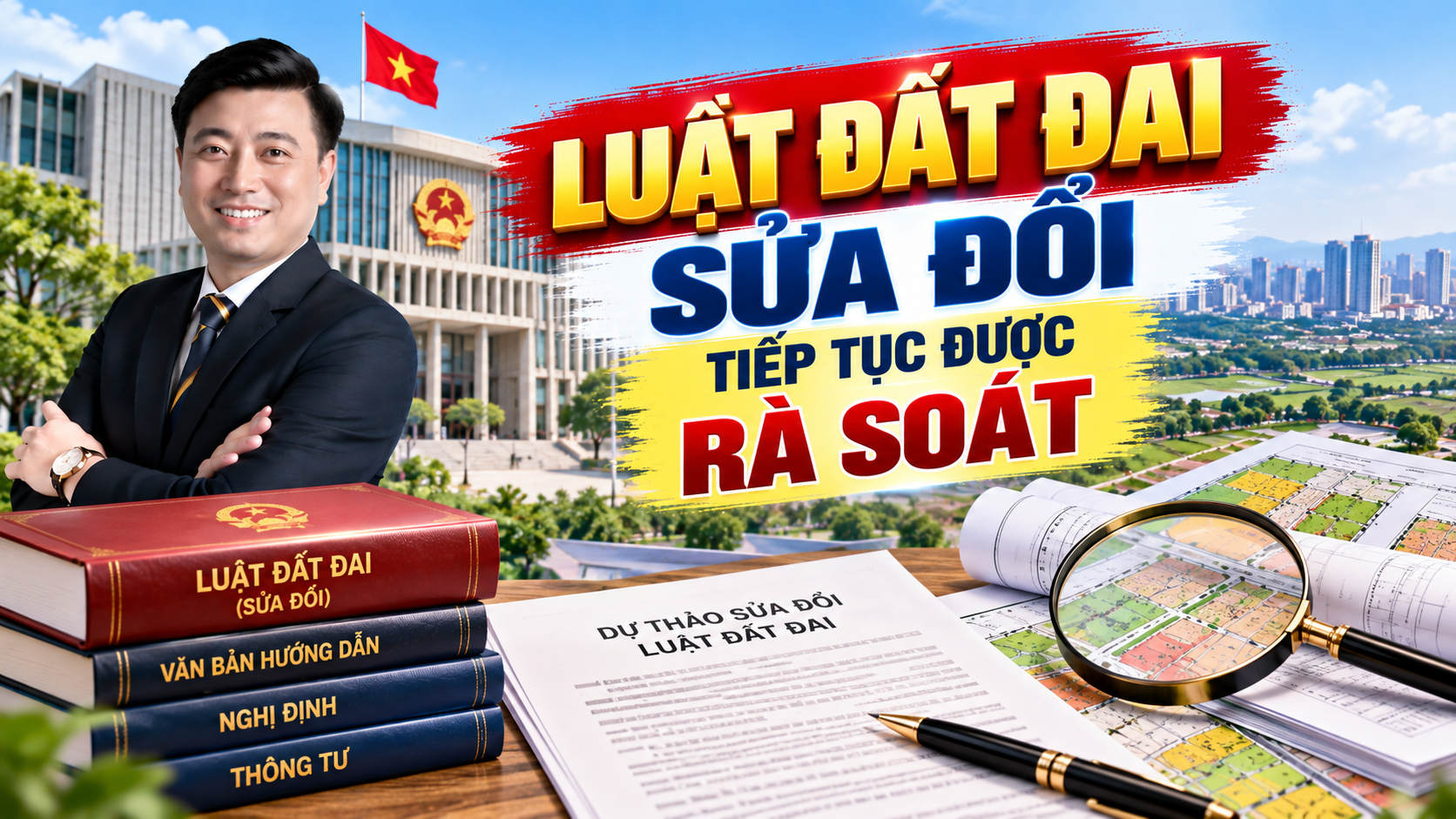 Luật Đất đai sửa đổi tiếp tục được rà soát