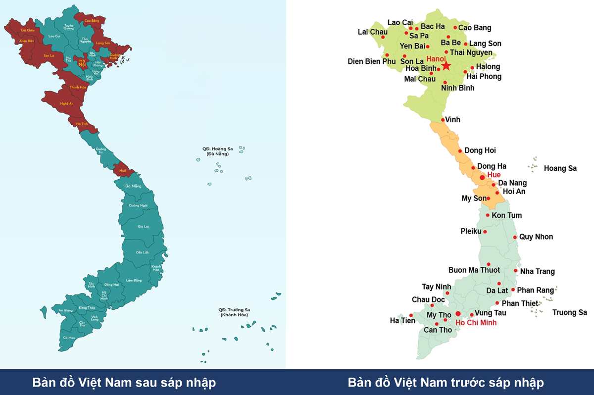 Từ bản đồ hành chính đến bản đồ đầu tư