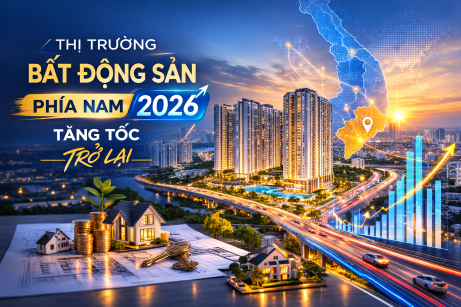 Thị trường bất động sản phía Nam 2026 tăng tốc: Nguồn cung mới bắt đầu trở lại